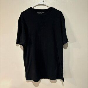 American Eagle Super Soft Standard Fit Black Tee Size Medium Tall